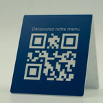 Chevalet de Table Personnalisé QR Code | Maroc