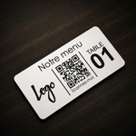 Plaque QR Code Adhésive Rectangulaire