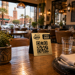 Plaque QR Code Adhésive Ronde
