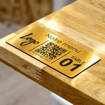 Plaque QR Code Personnalisée 5×10 cm | Maroc