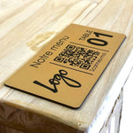 Plaque QR Code Adhésive Rectangulaire